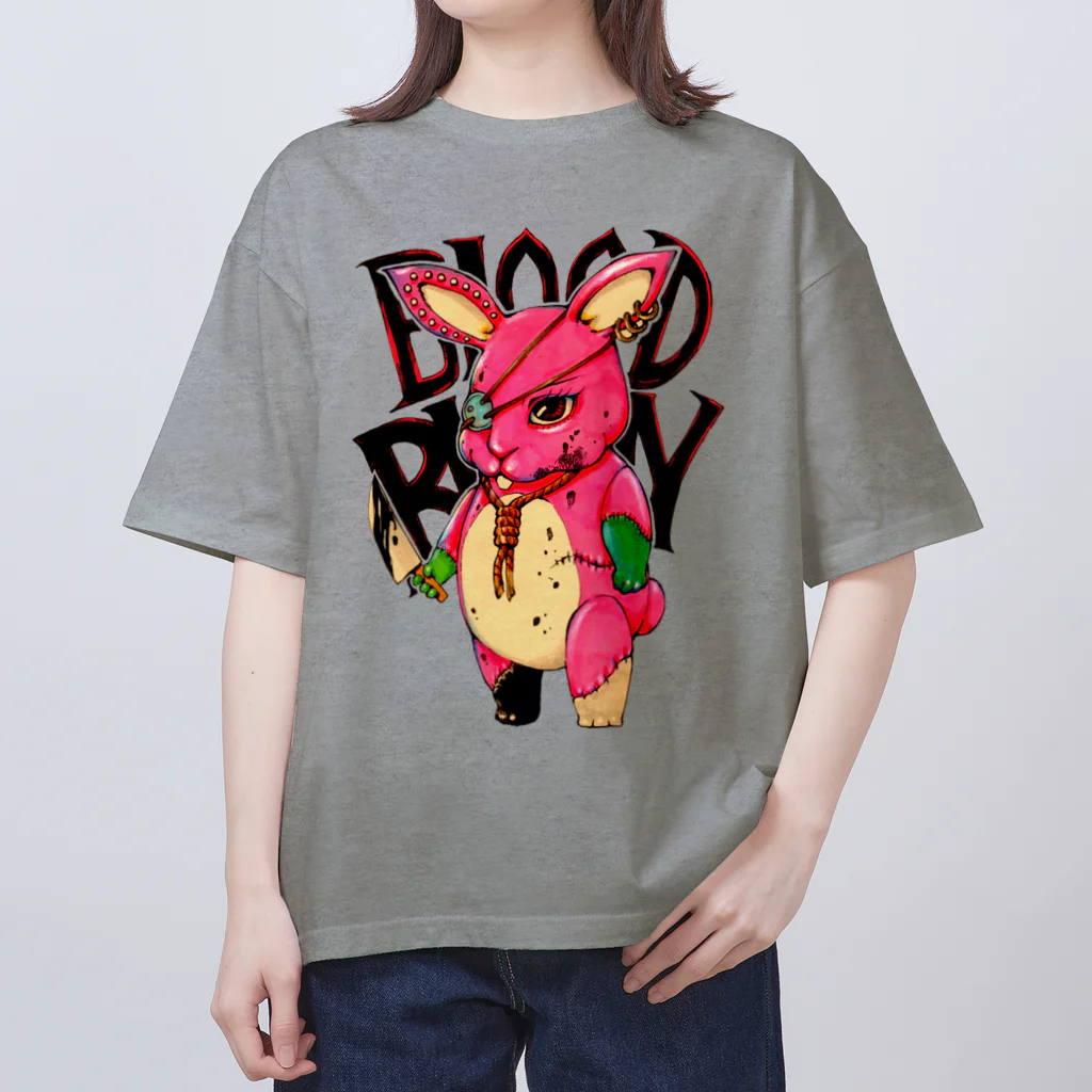 月が輝くこんな夜にのBLOOD BUNNY Oversized T-Shirt