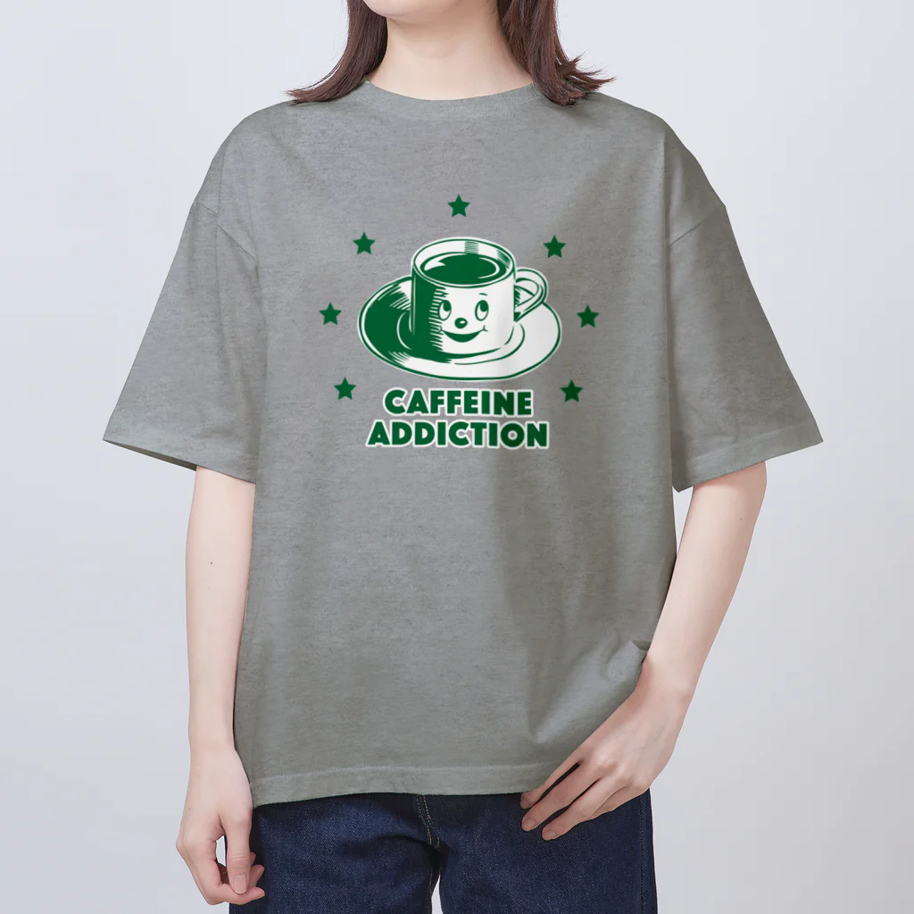 LONESOME TYPE ススのカフェイン中毒 (CAFFEINE ADDICTION：GREEN) オーバーサイズTシャツ