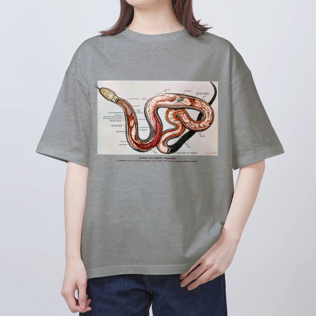 Rubbishのヘビの解剖 Oversized T-Shirt