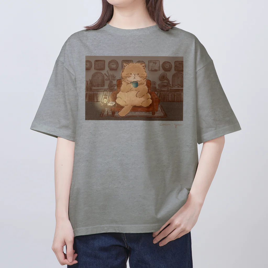 coeur.yu（クードットユー）の「眠れぬ夜の...」 Oversized T-Shirt