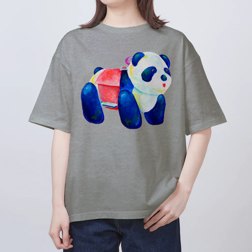 なるしまなるしのパンダカー(メロディーペット) Oversized T-Shirt