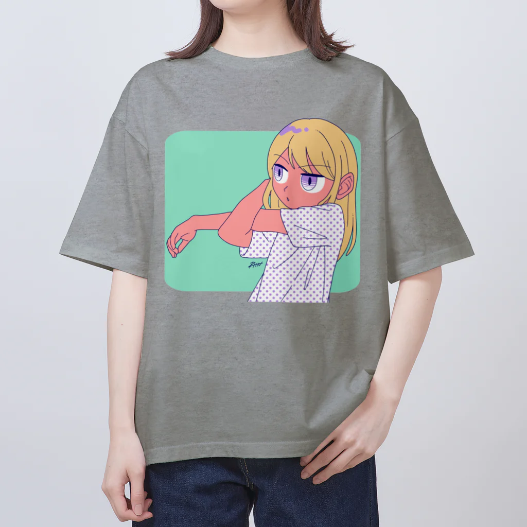 野里野リスズショップのストレッチ オーバーサイズTシャツ