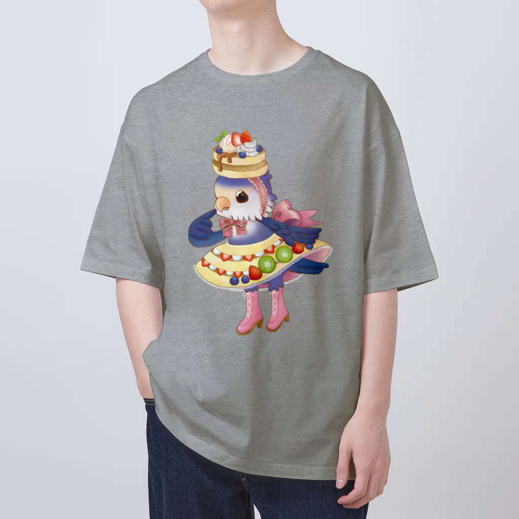 あにまるめいとのパンケーキドレスのバイオレットチェリー Oversized T-Shirt