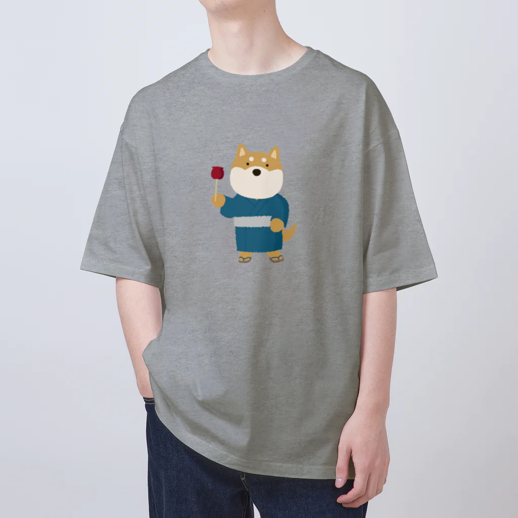 しばじるしデザインのりんごあめ食ス Oversized T-Shirt