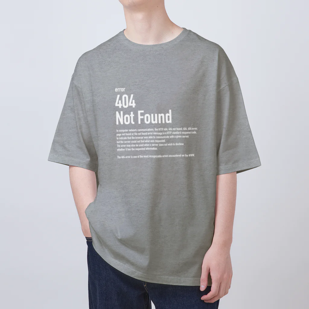 404 NotFound （白文字）エラーコードシリーズ / 404 Not Found