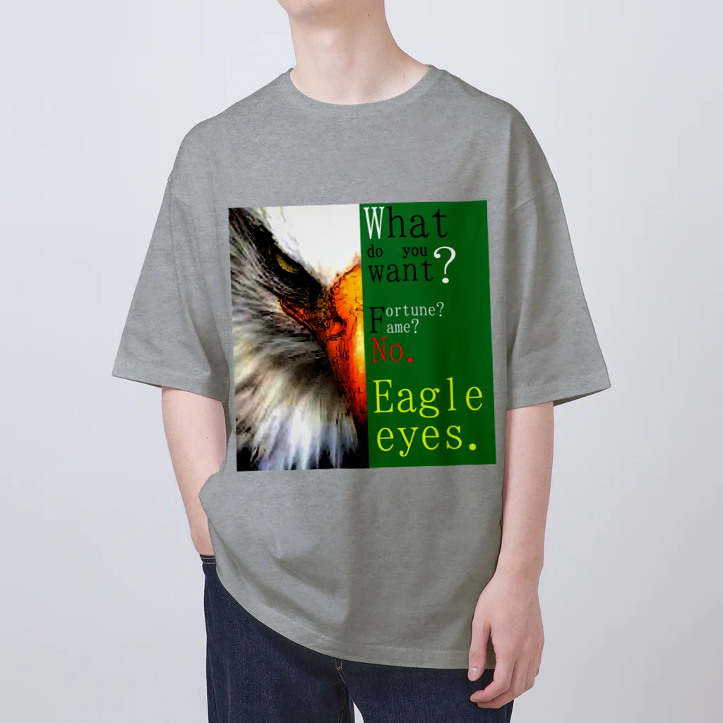 Eagleeyeのテニス　Eagleeye 富と名声　 オーバーサイズTシャツ