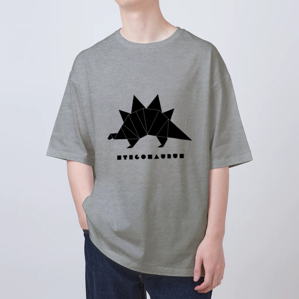 【恐竜】JURASSIC DESIGNINGの恐竜／ステゴサウルス Oversized T-Shirt