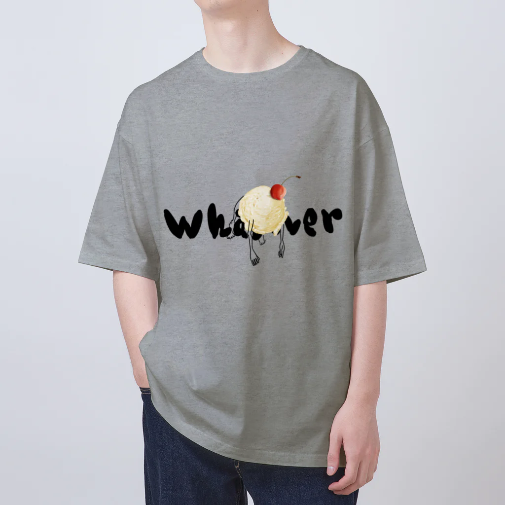 山崎さん家の食卓のWhatever /　アイスクリーム Oversized T-Shirt