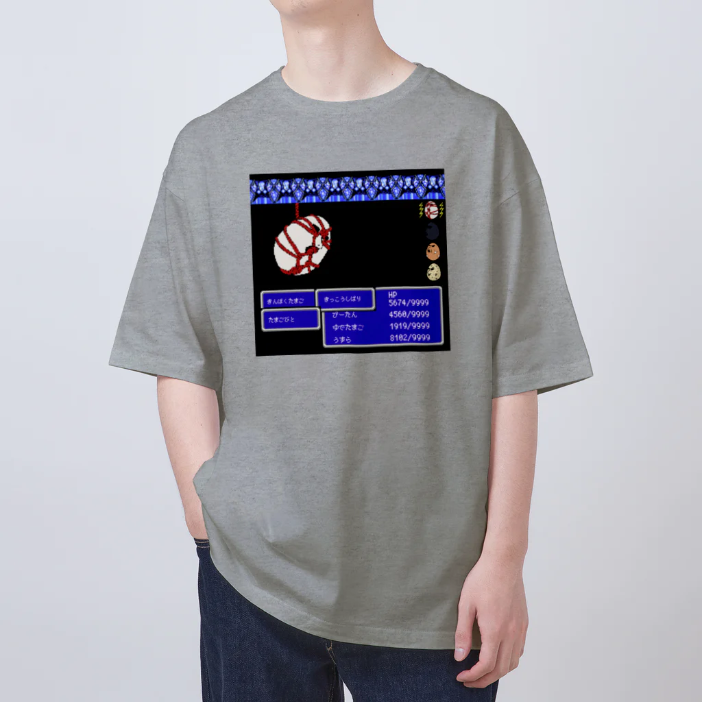 Culture Clubの[ TAMAGOBITO ] 8bit TAMAGO-BIT OS T-sh② Oversized T-Shirt