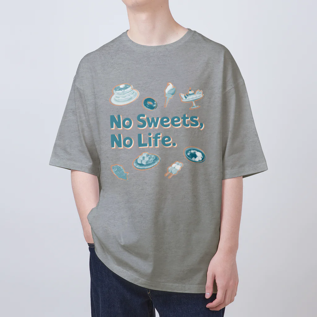 SU-KUのNo Sweets,No Life.Ⅱ オーバーサイズTシャツ