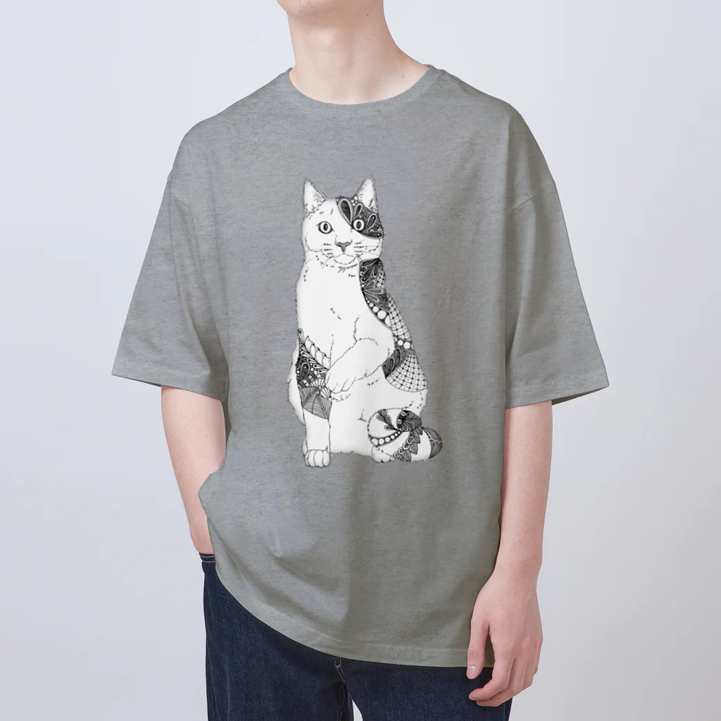 とうきちの三毛猫 オーバーサイズTシャツ