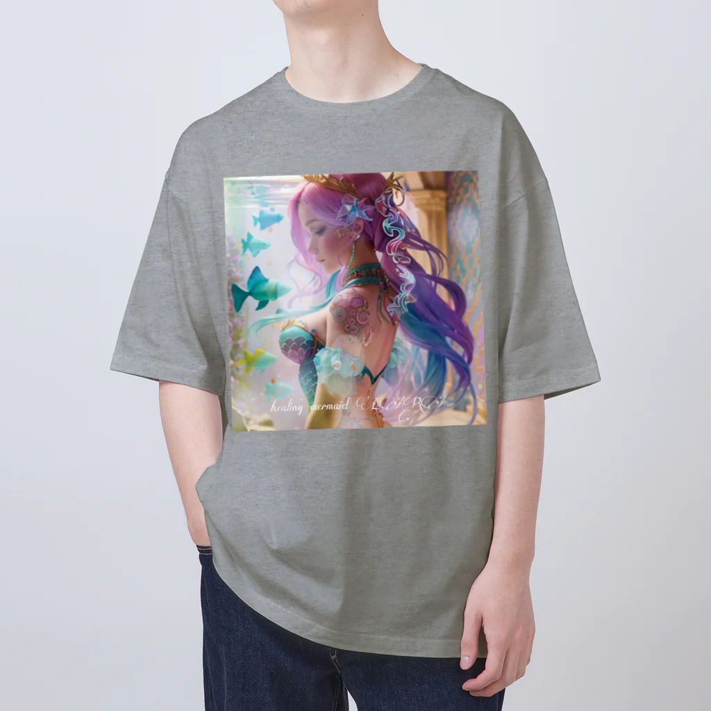 💖宇宙整体♪🌈♪こころからだチャンネル♪💖のhealing mermaid LARA Oversized T-Shirt