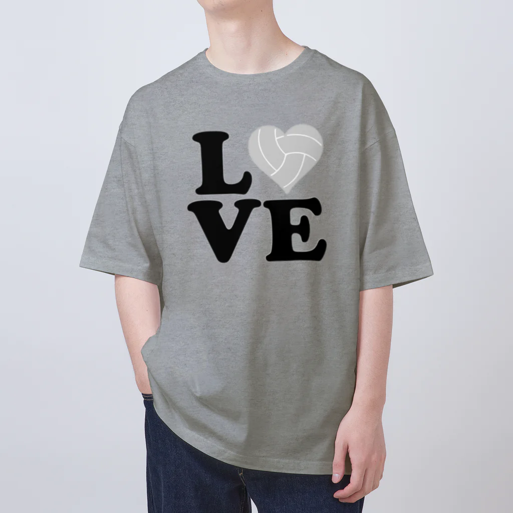 【volleyball online】の「ＩLOVE バレーボール」 Oversized T-Shirt