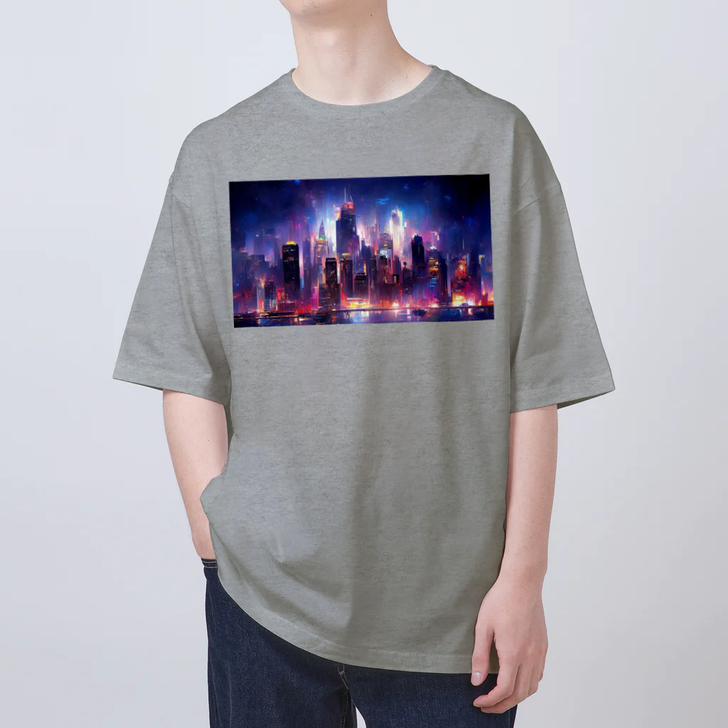 ryuhyuhoのnightless castle Oversized T-Shirt