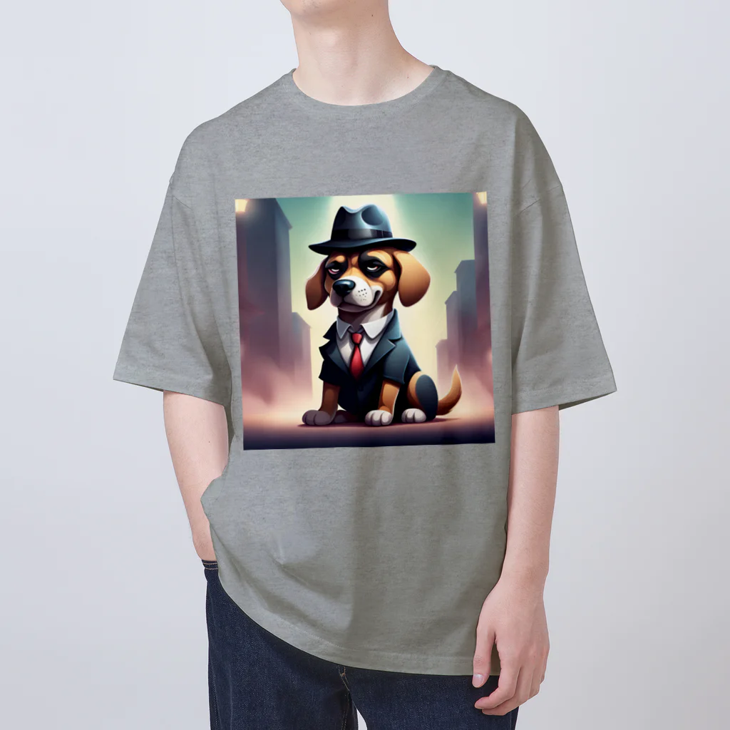 Kumaziro-の犬マフィア！ オーバーサイズTシャツ