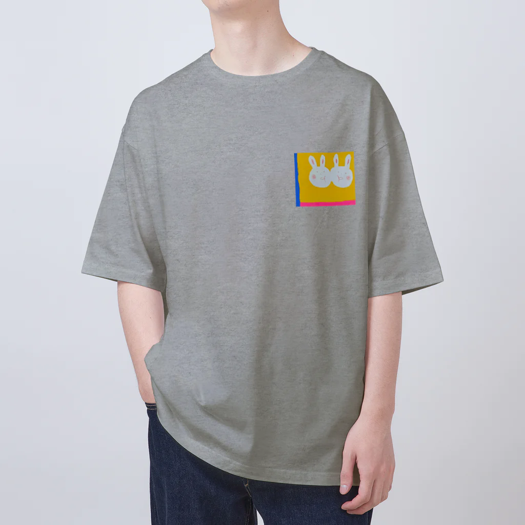 ユマリズムのもっちーバニーズ Oversized T-Shirt