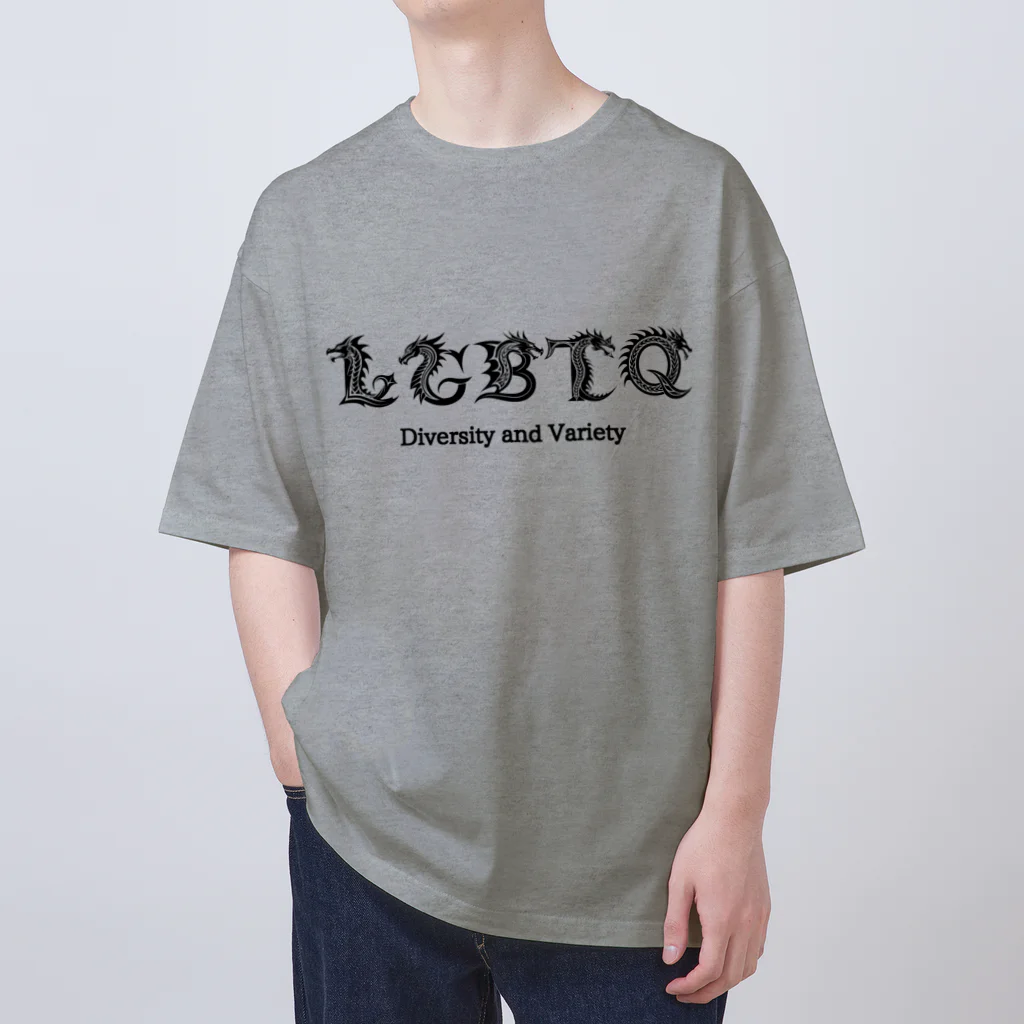 AwagoModeのLGBTQ　Type2 (7) オーバーサイズTシャツ