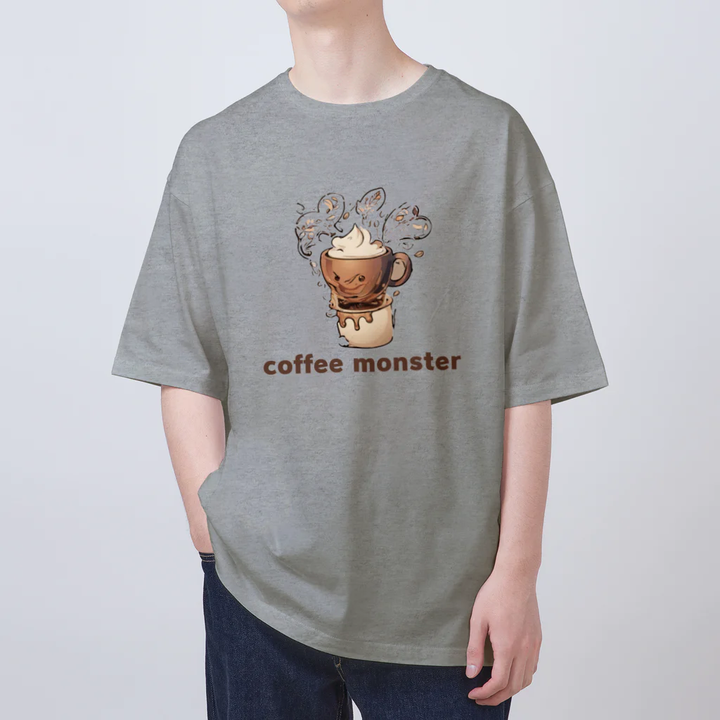 leisurely_lifeのCoffee Monster Java Oversized T-Shirt