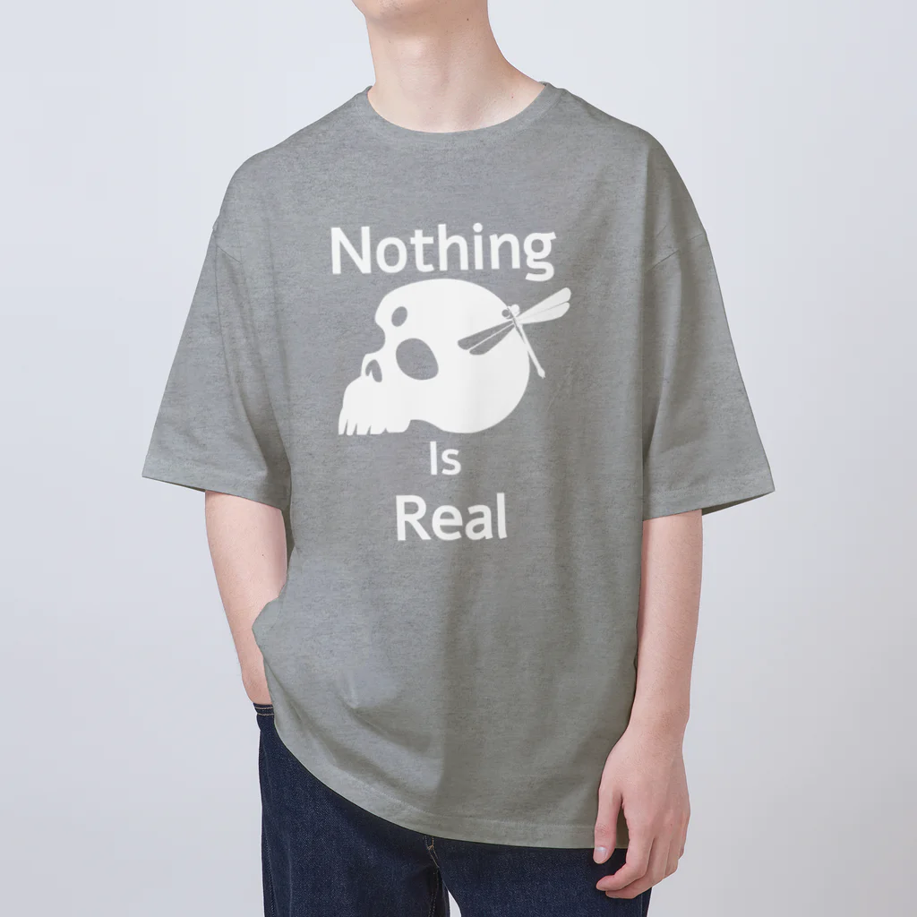 『NG （Niche・Gate）』ニッチゲート-- IN SUZURIのNothing Is Real.（白） オーバーサイズTシャツ