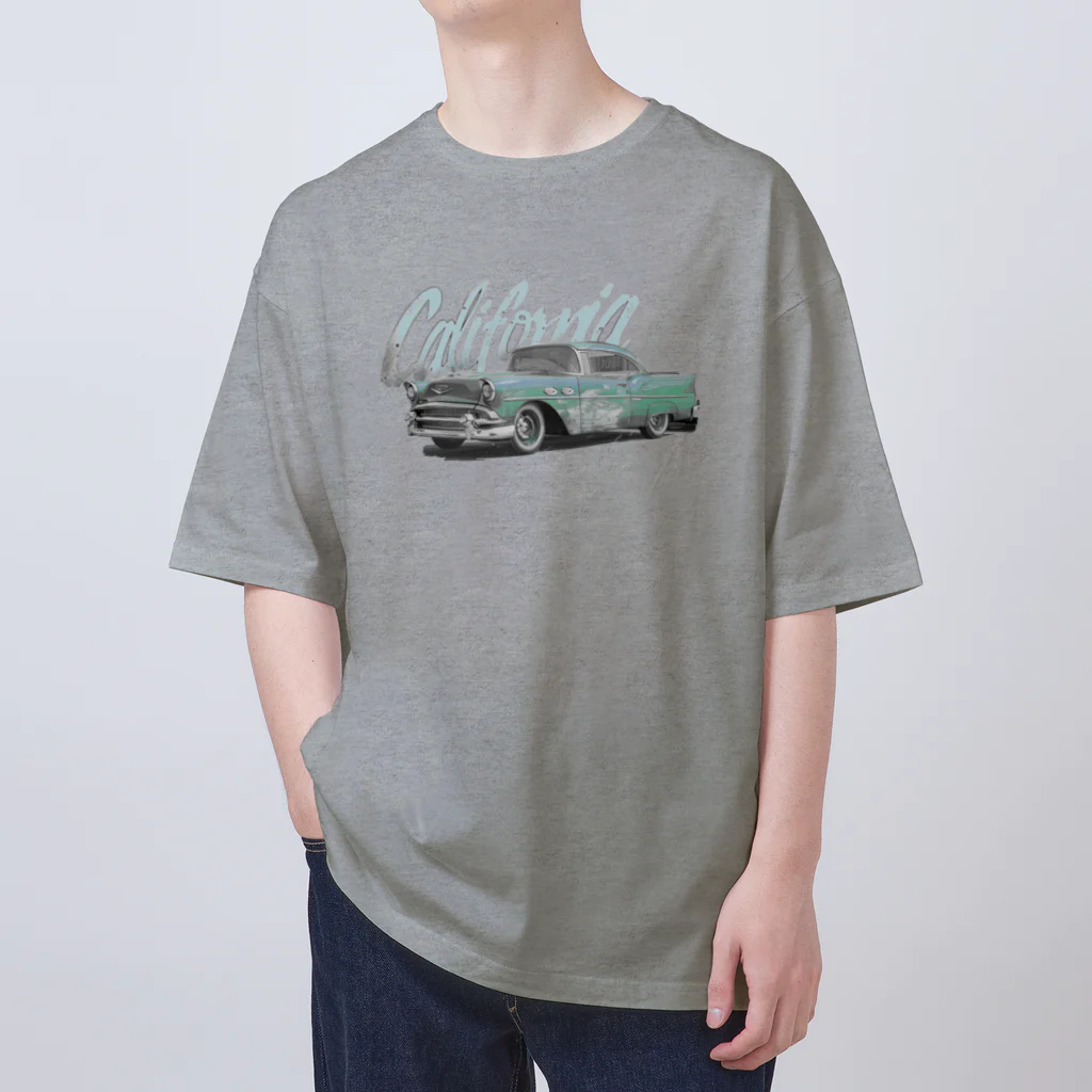 がーるずしょっぷのヴィンテージカー アオ Oversized T-Shirt