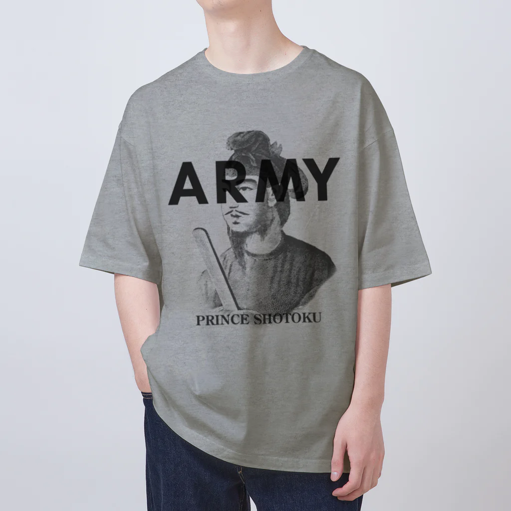 部屋とデニムとわたしのU.S.ARMYな聖徳太子さん オーバーサイズTシャツ