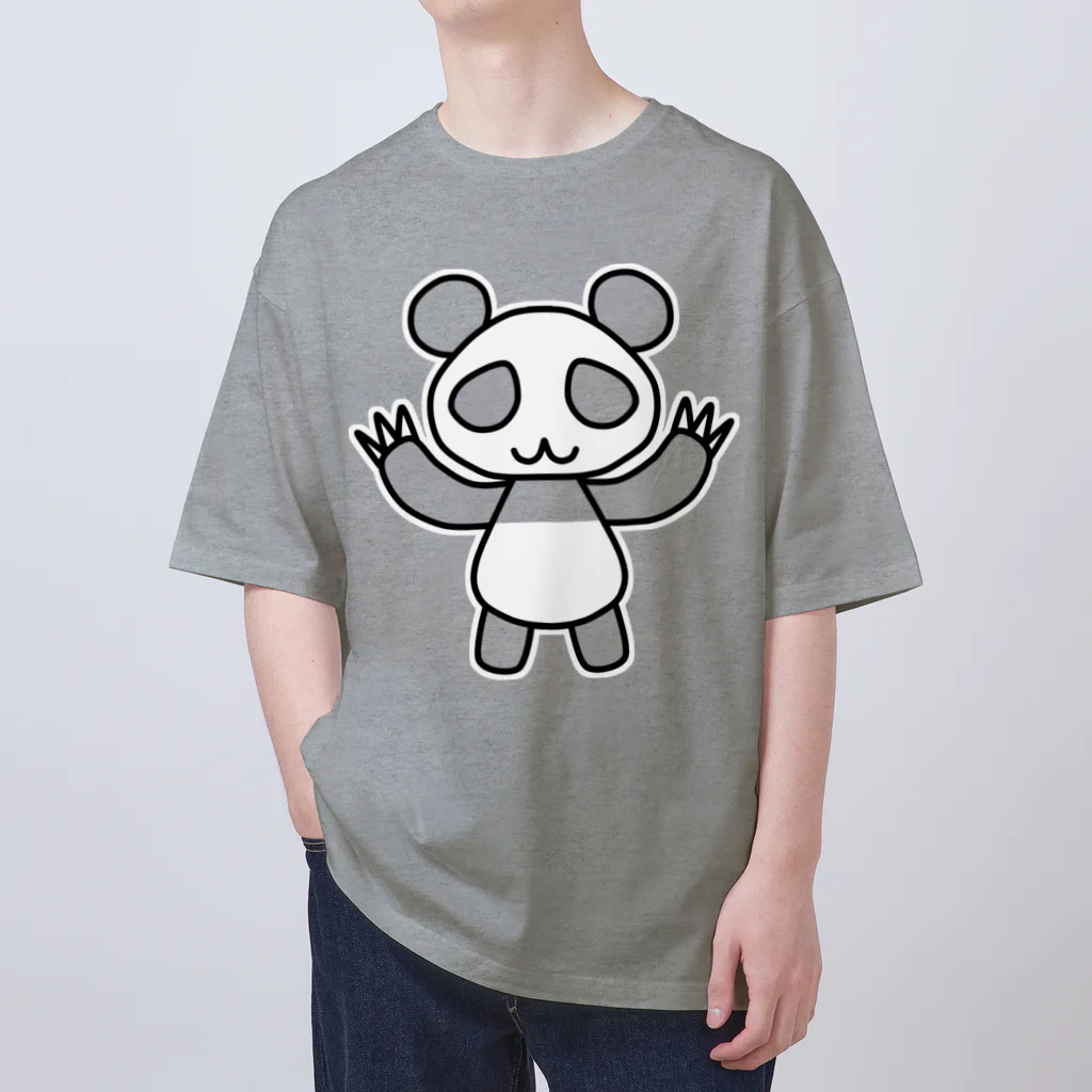 武者小路夕桐の透過パンダ Oversized T-Shirt