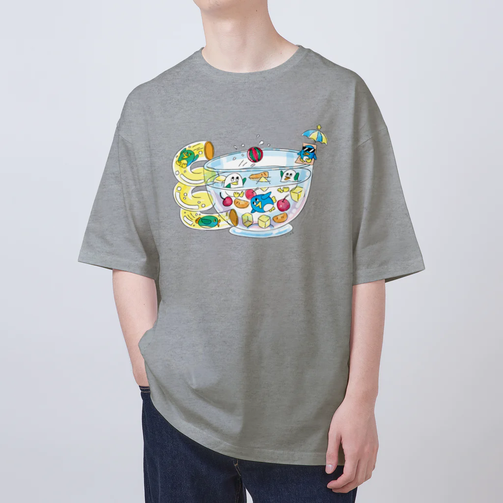 しじょるのペンギンとフルーツポンチ Oversized T-Shirt