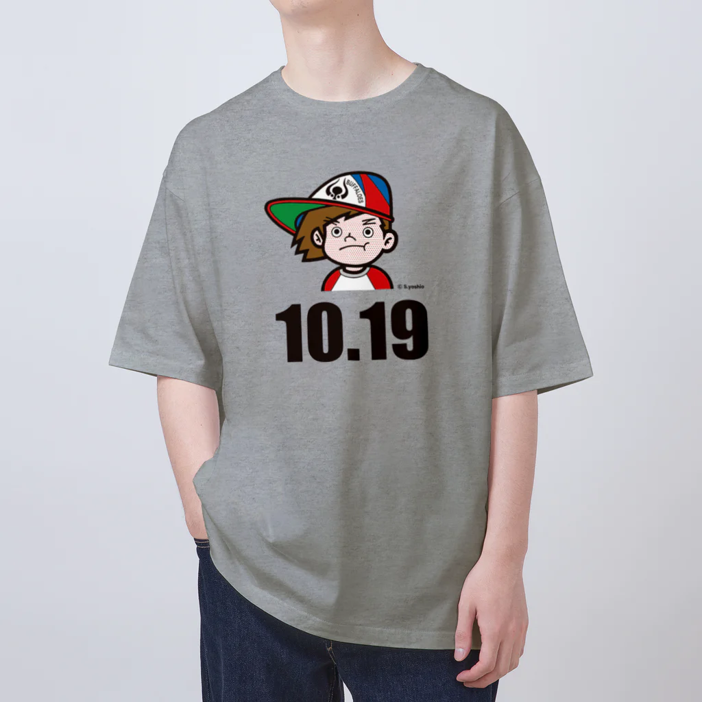 バッファ君  goods【近鉄バファローズ／1976-1996】の【10.19】次世代に伝承！-B オーバーサイズTシャツ