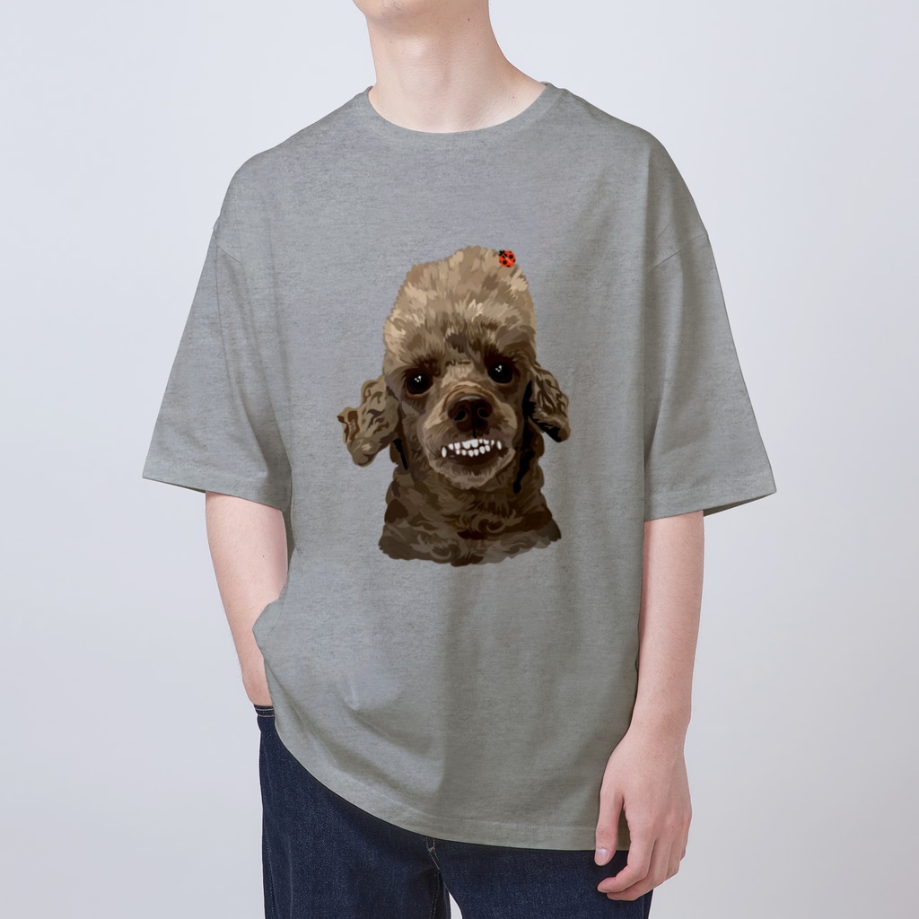 cosajisalut100ponの５０．ハッピーチャーム Oversized T-Shirt