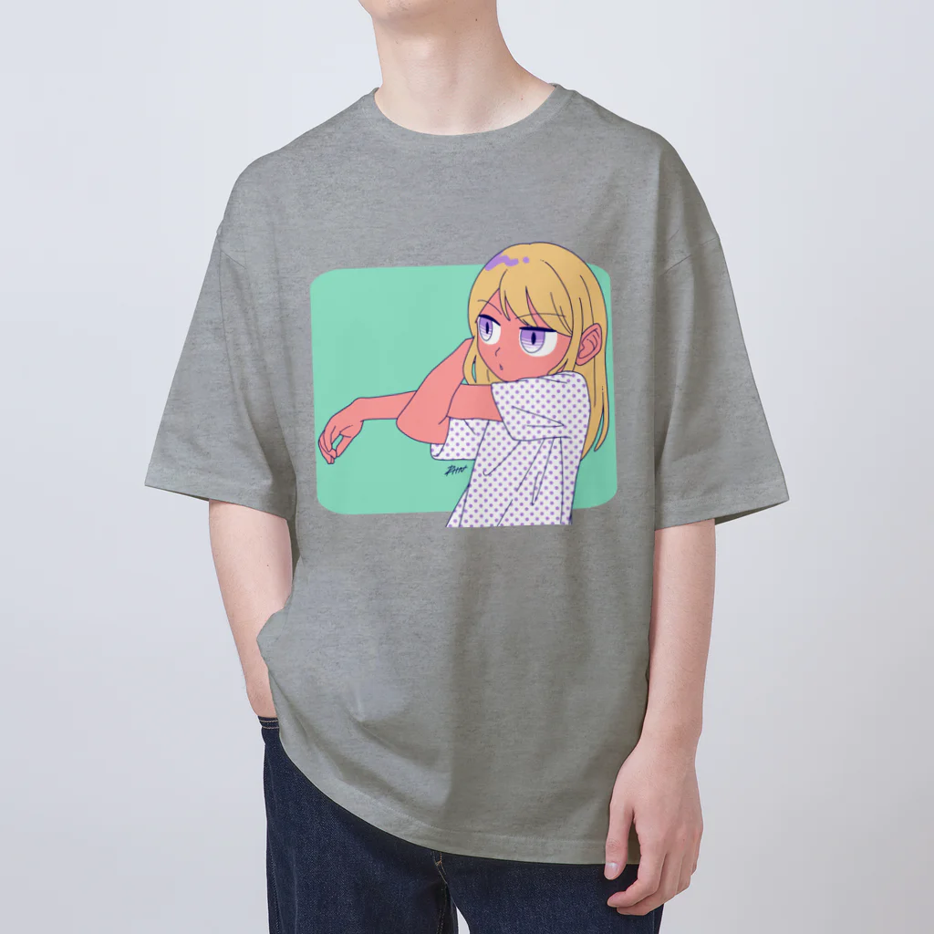 野里野リスズショップのストレッチ オーバーサイズTシャツ