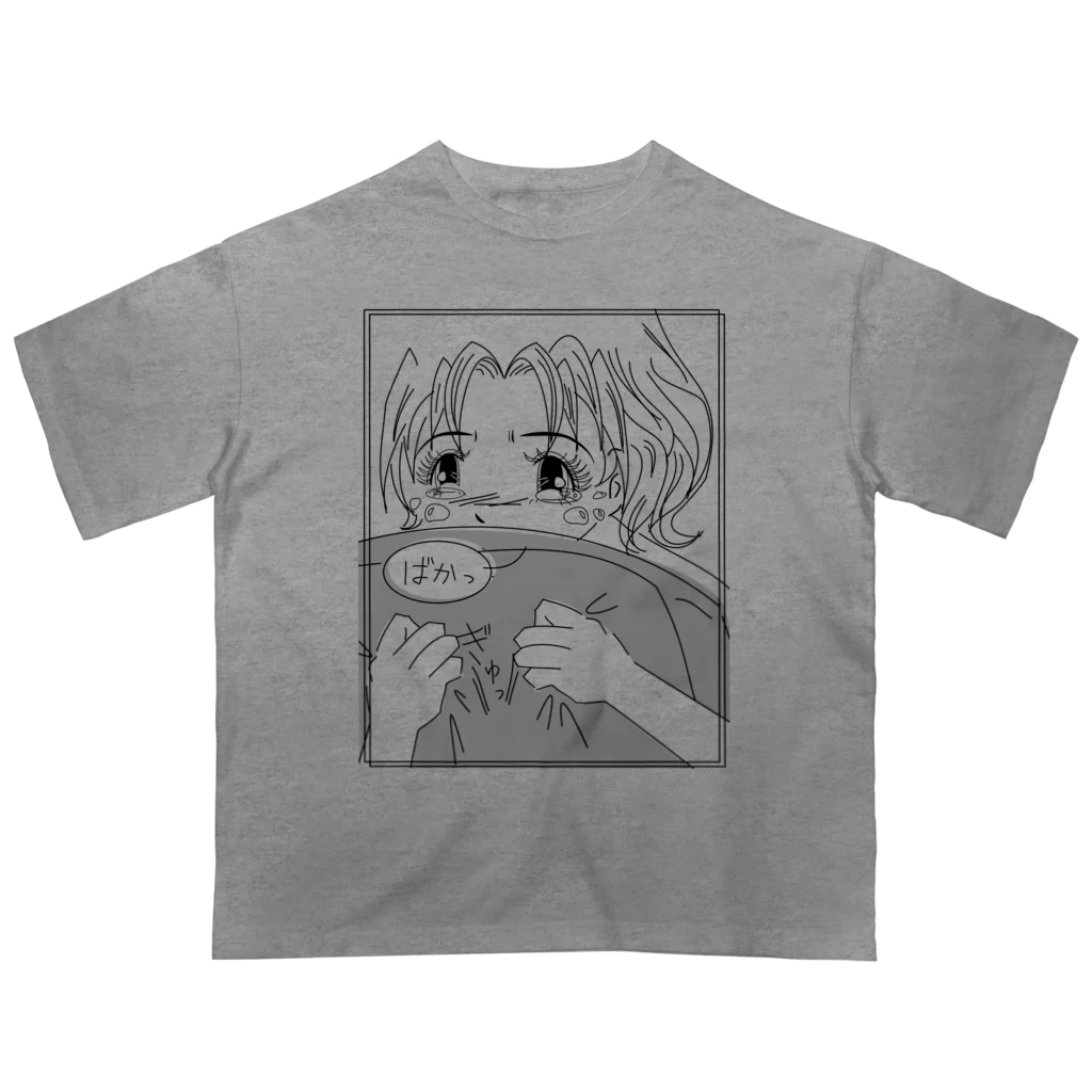 A33の漫画イラスト　平成レトロ Oversized T-Shirt