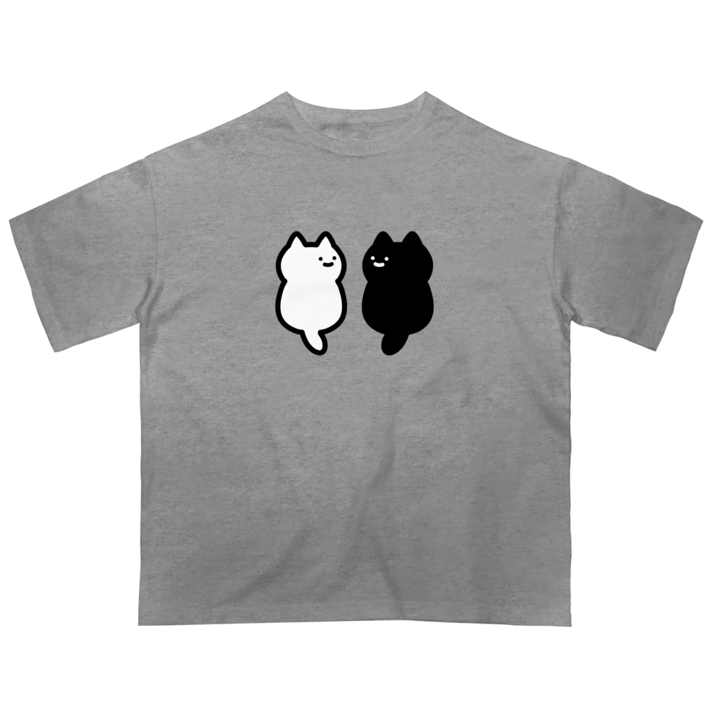 soratoの正面のわからないねこ オーバーサイズTシャツ