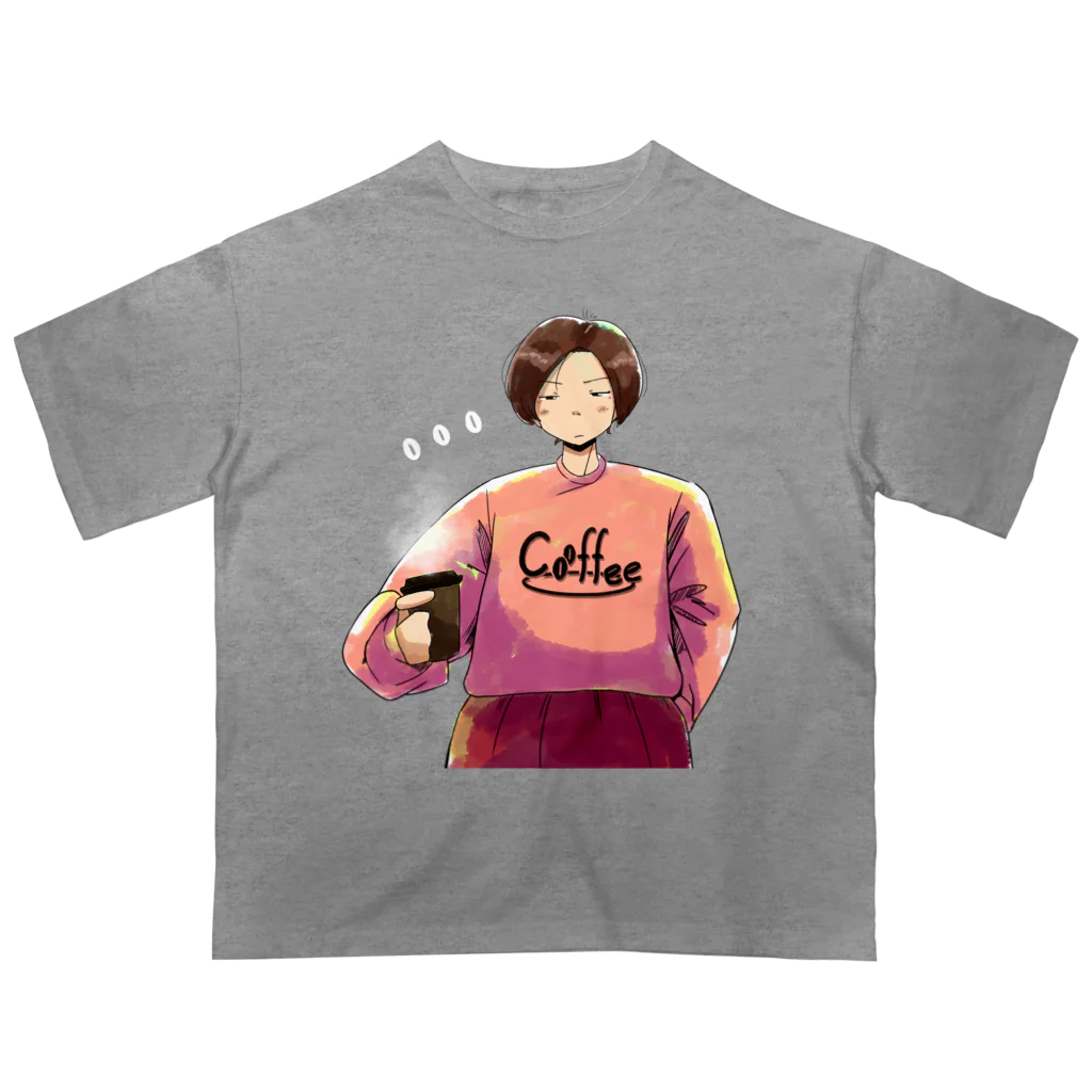 Hikararuのコーヒー子 Oversized T-Shirt