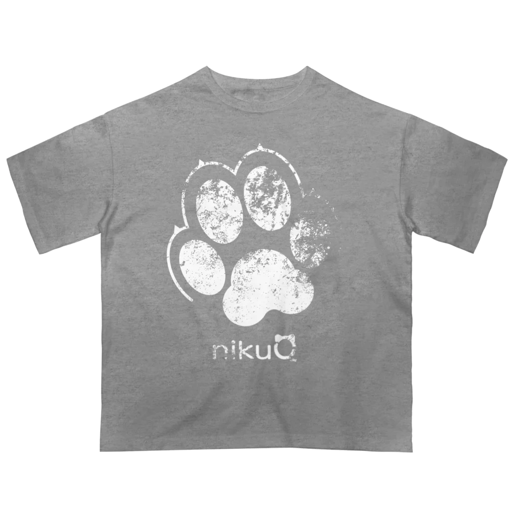 WebArtsの肉球をモチーフにしたオリジナルブランド「nikuQ」（犬タイプ）です Oversized T-Shirt