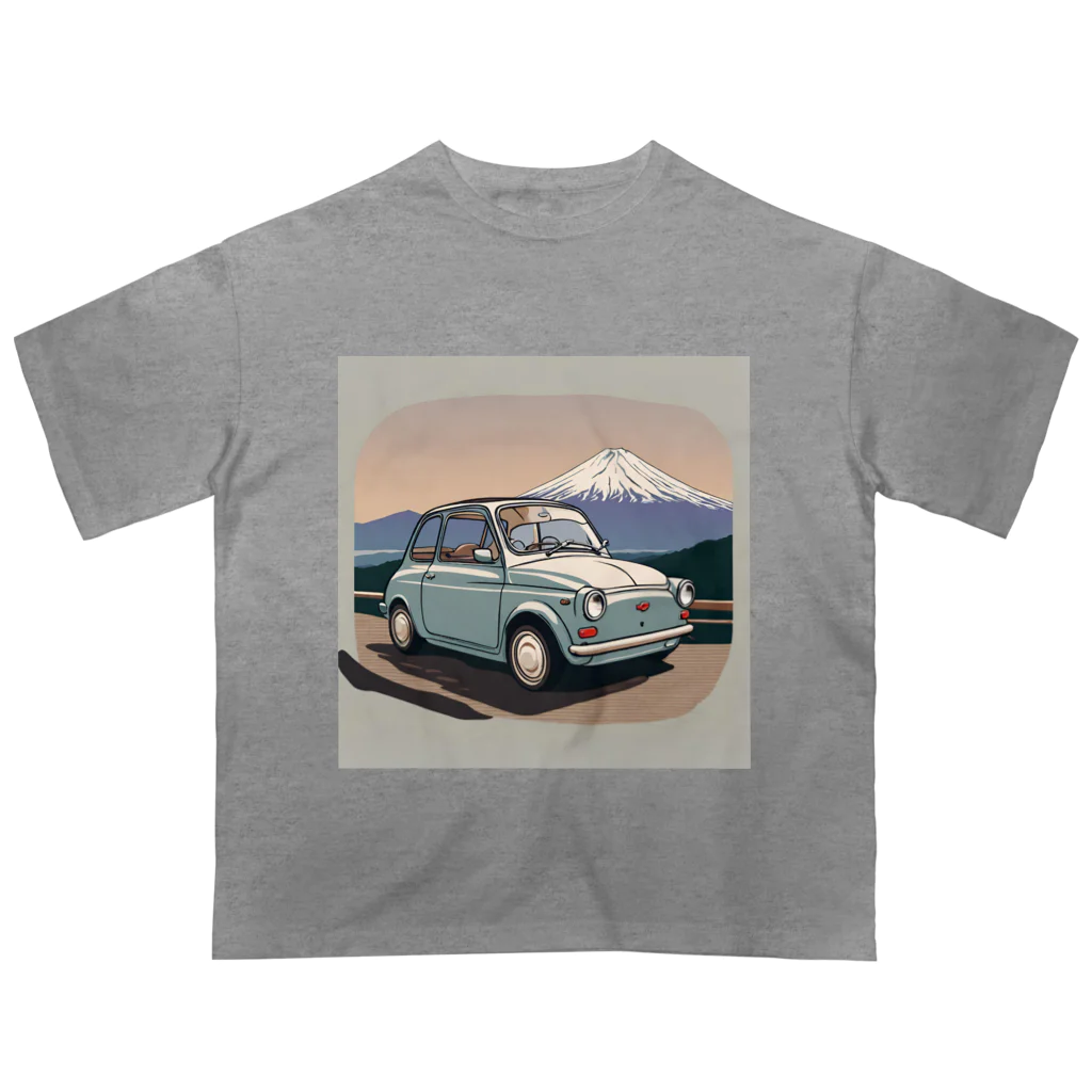 底辺の底辺好きな事を気ままに…。の富士山まできたぜ！チンクカー オーバーサイズTシャツ