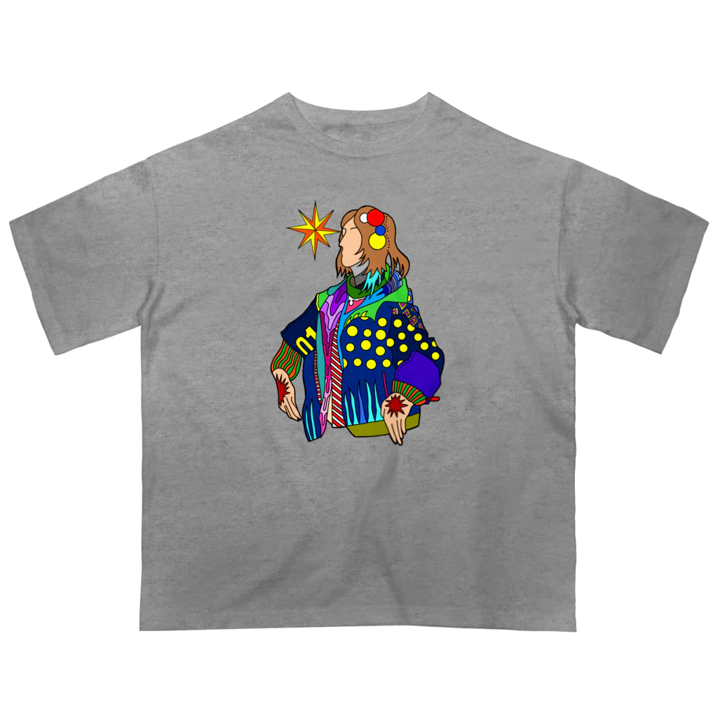 NANNANOーナンナノーのSTAR-HANDS GIRL Oversized T-Shirt