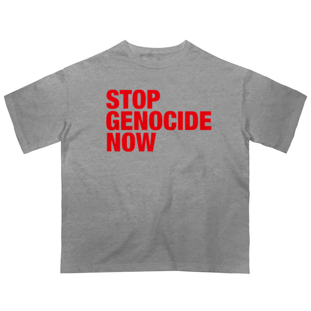 meril_goods_storeのSTOP GENOCIDE NOW オーバーサイズTシャツ