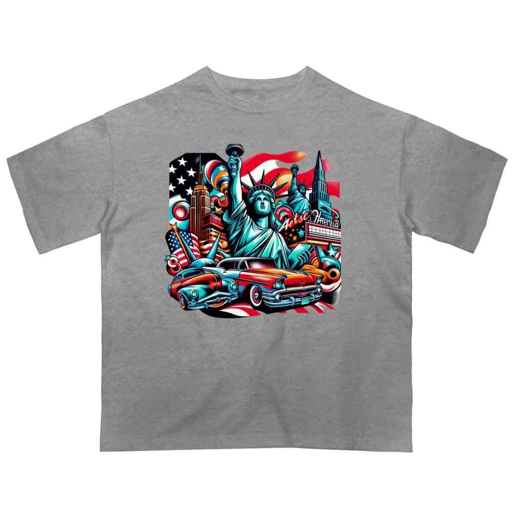 Sunlit HorizonのThe アメリカン・ドリーム Oversized T-Shirt