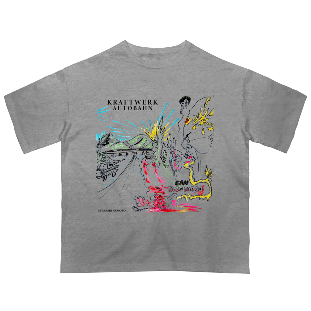 根本敬小売店（SUZURI店）のKraftwerk Autobahn Oversized T-Shirt