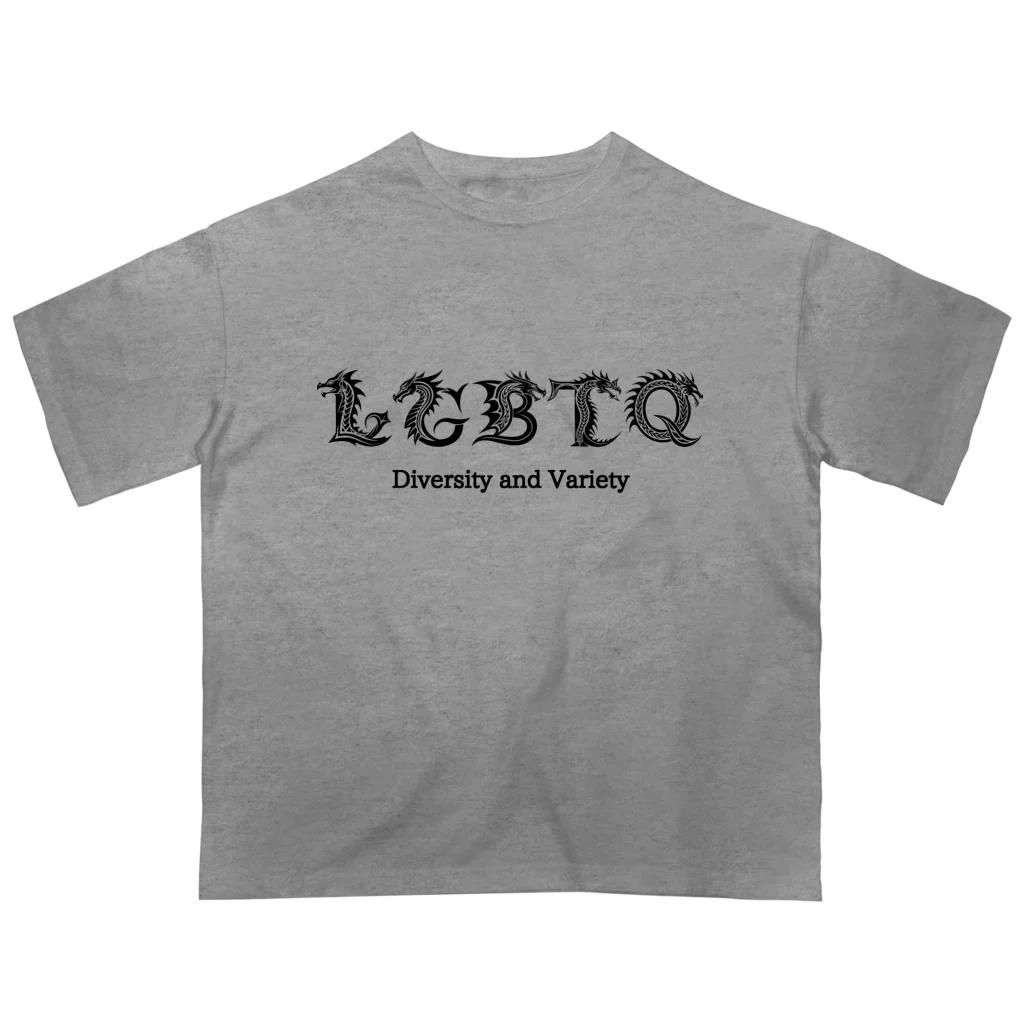 AwagoModeのLGBTQ　Type2 (7) オーバーサイズTシャツ