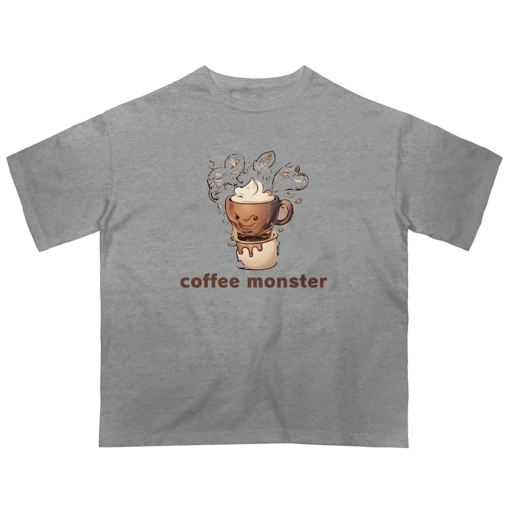 leisurely_lifeのCoffee Monster Java Oversized T-Shirt