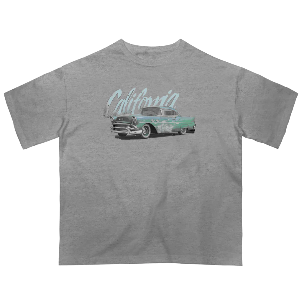 がーるずしょっぷのヴィンテージカー アオ Oversized T-Shirt