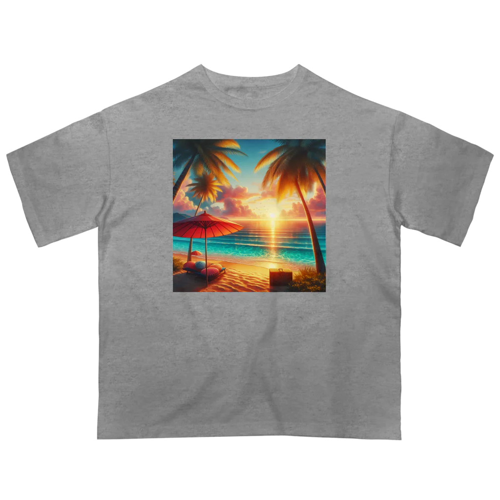 keystoneのAt the beach Oversized T-Shirt