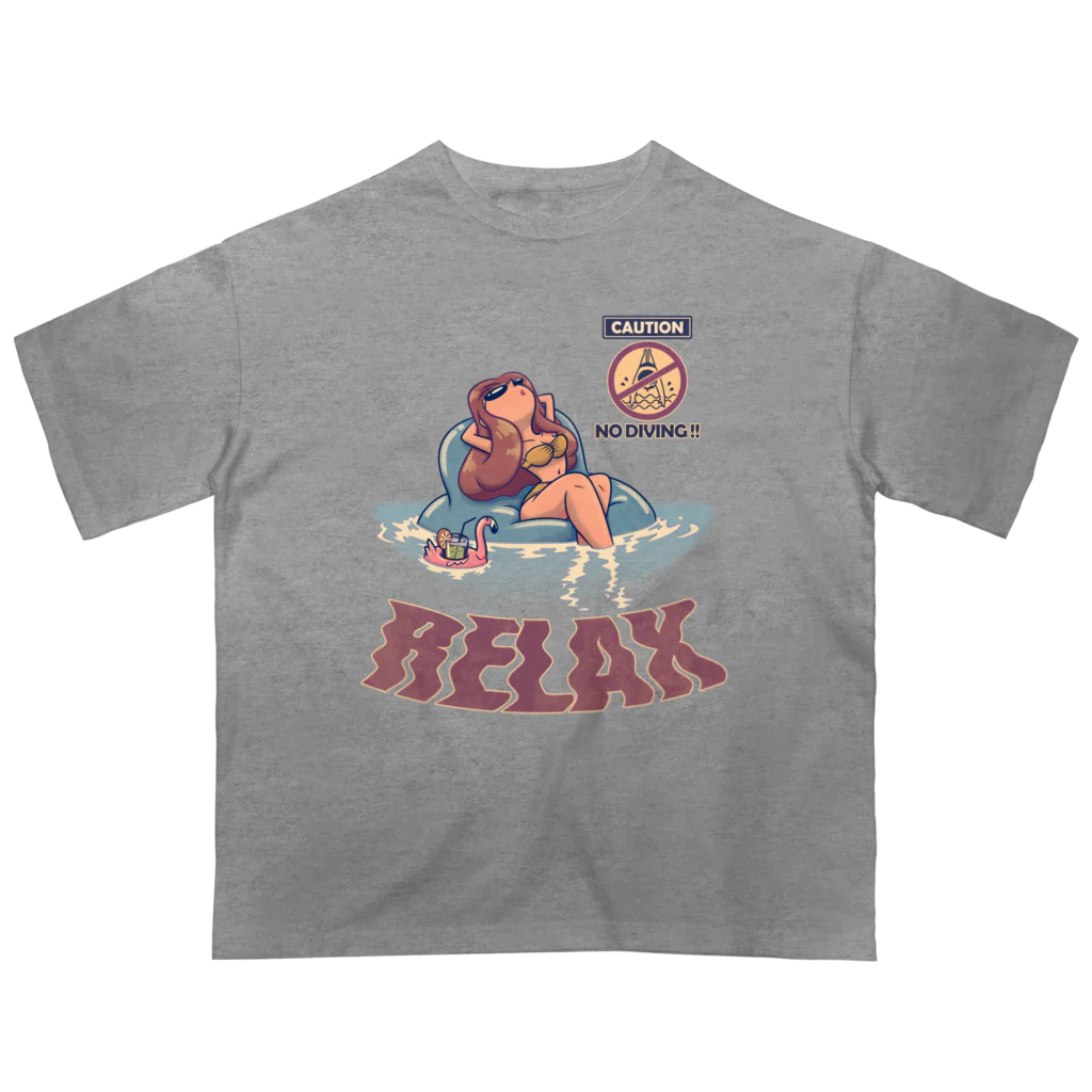 nidan-illustrationの"RELAX" オーバーサイズTシャツ