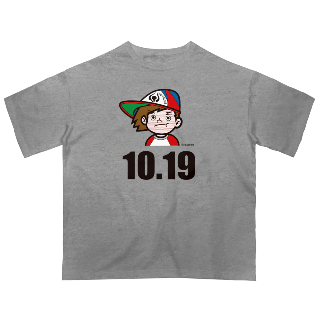 バッファ君  goods【近鉄バファローズ／1976-1996】の【10.19】次世代に伝承！-B オーバーサイズTシャツ