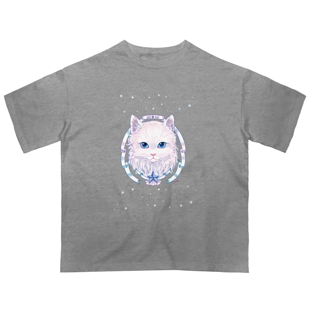 kima-maniのStar Cat Oversized T-Shirt