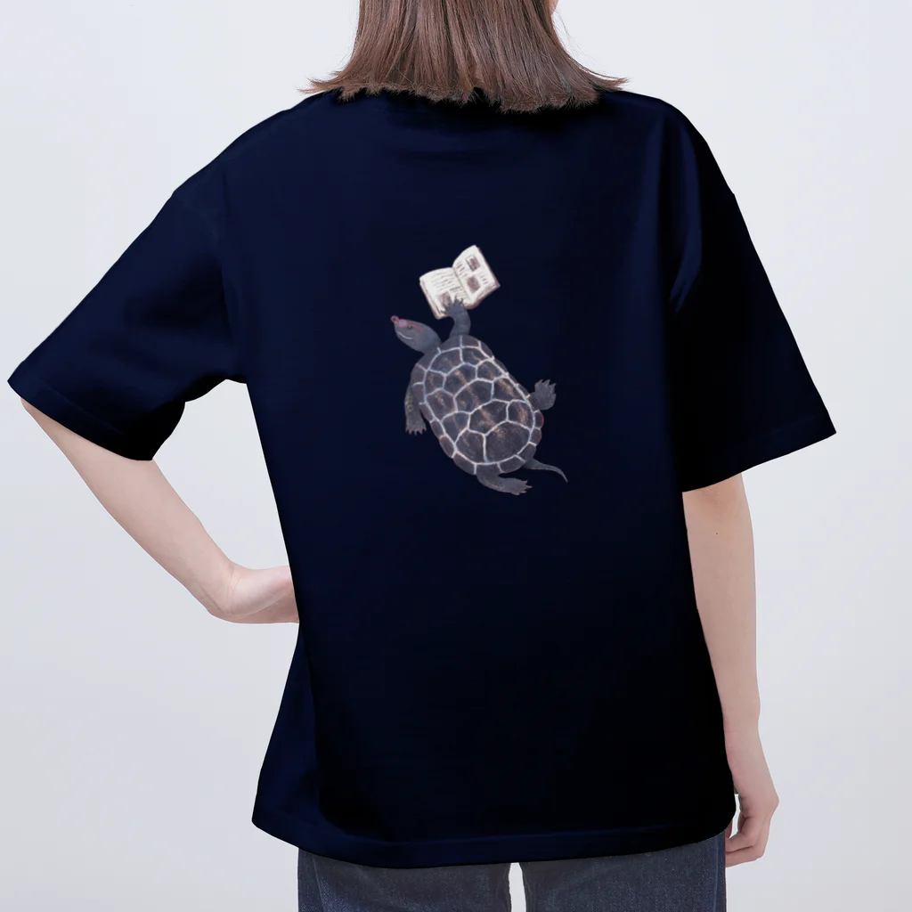 めろんぽっぷのお店だよの卍クロクサくん（バックプリント） Oversized T-Shirt