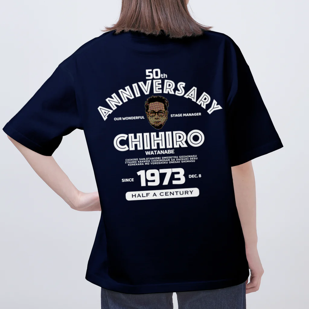 TINY PUNKの【文字白】CHIHIRO 50th Anniversary オーバーサイズTシャツ