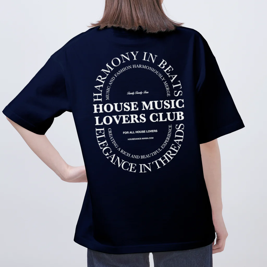 HOUSE DANCE MANIAのHOUSE MUSIC LOVERS CLUB-2 オーバーサイズTシャツ