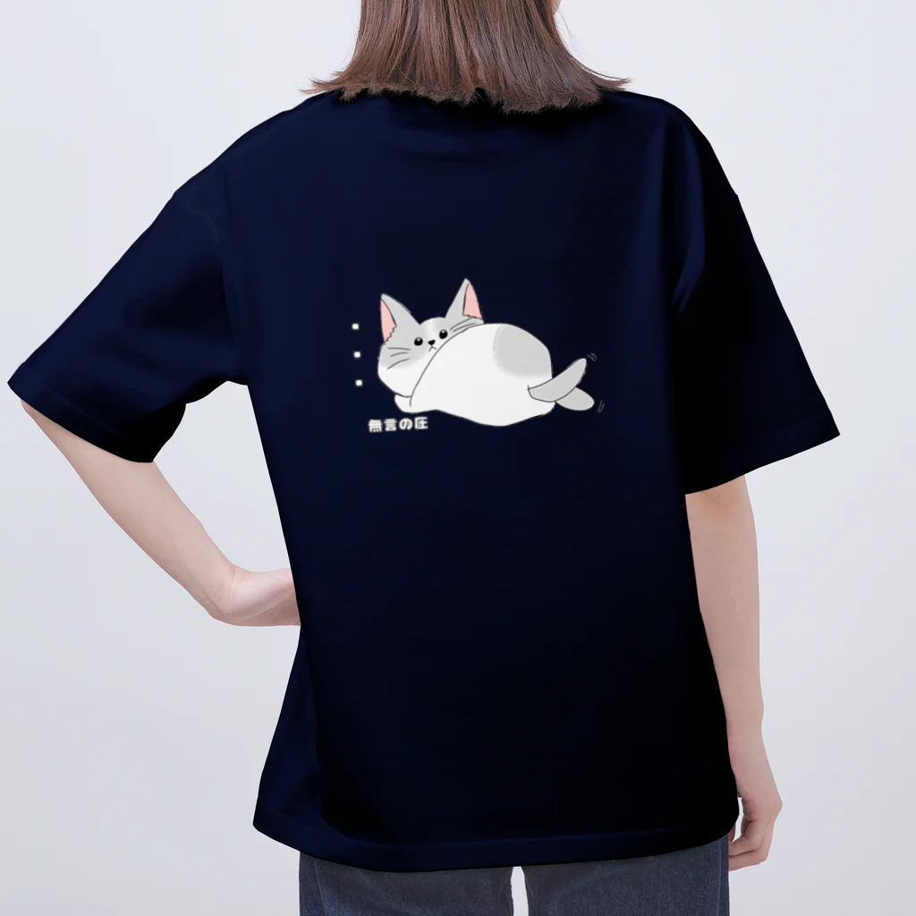 MOCHI Shopの無言の圧な猫 オーバーサイズTシャツ